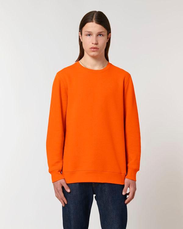 Sweatshirt À Col Rond Unisexe Stanley Roller | Personnalisable En Impression Broderie Et Flex | Tunetoo Bright Orange