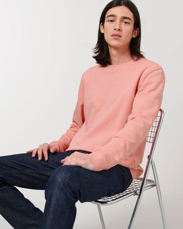 Sweatshirt À Col Rond Unisexe Stanley Roller | Personnalisable En Impression Broderie Et Flex | Tunetoo Canyon Pink