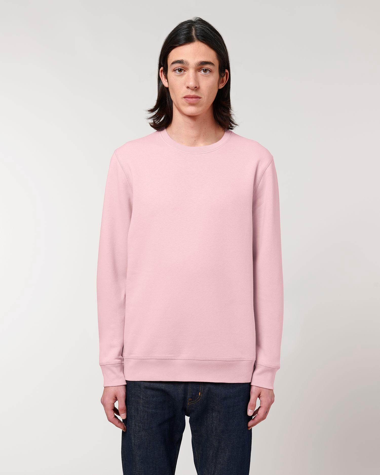 Sweatshirt À Col Rond Unisexe Stanley Roller | Personnalisable En Impression Broderie Et Flex | Tunetoo Cotton Pink