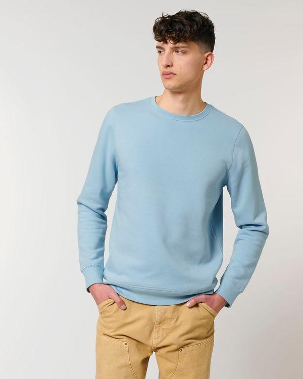 Sweatshirt À Col Rond Unisexe Stanley Roller | Personnalisable En Impression Broderie Et Flex | Tunetoo Sky blue