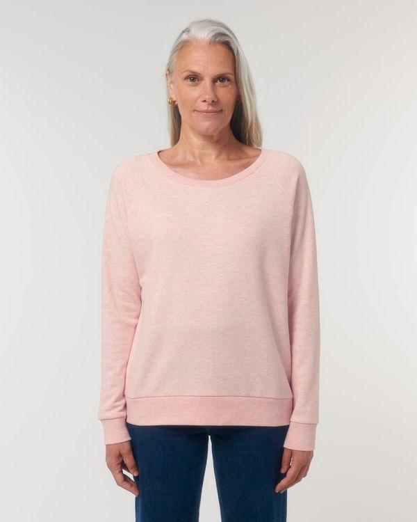 Lockerer Damen Sweatshirt | Stella Dazzler Cream Heather Pink