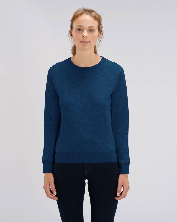 Sudadera Mujer Cuello Redondo Stella Tripster Black Heather Blue