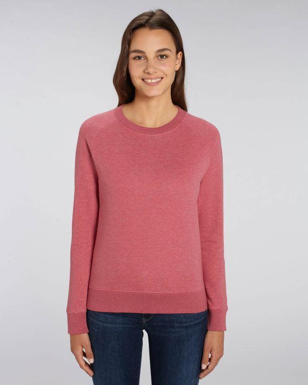 Sudadera Mujer Cuello Redondo Stella Tripster Heather Cranberry