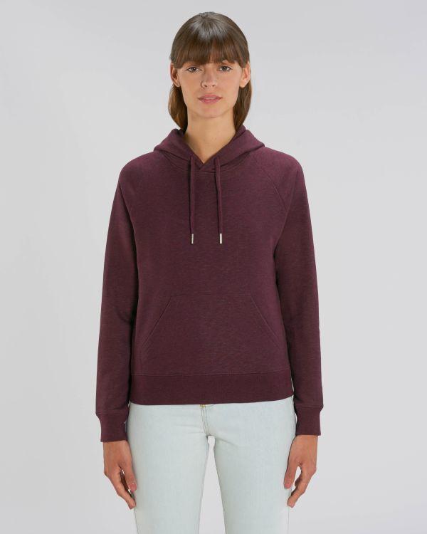 Sudadera Con Capucha Mujer Stella Trigger Heather Grape Red