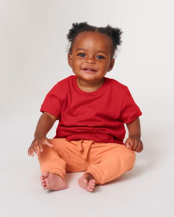 picto Bio-Baby-Rundhals-T-Shirt Stanley Stella Baby Creator Red