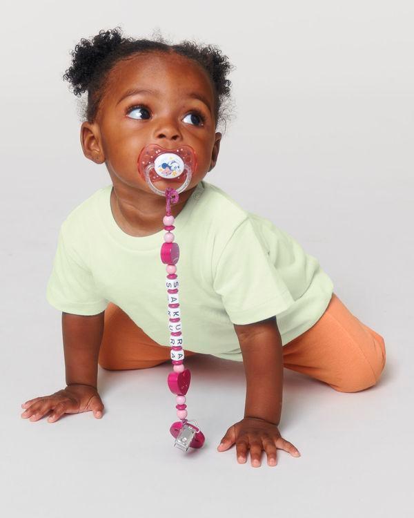 picto T-Shirt Bébé Col Rond Bio Stanley Stella Baby Creator Stem Green