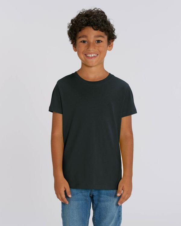 pictoT-Shirt Enfant 100% Coton Bio | Broderie Et Impression Black
