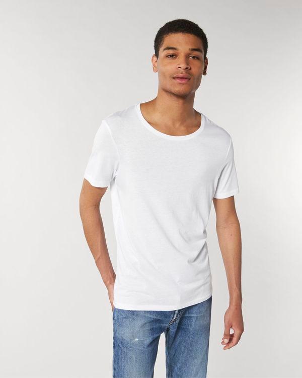 Tee-Shirt Fluide Pour Homme Élégant Et Mode White