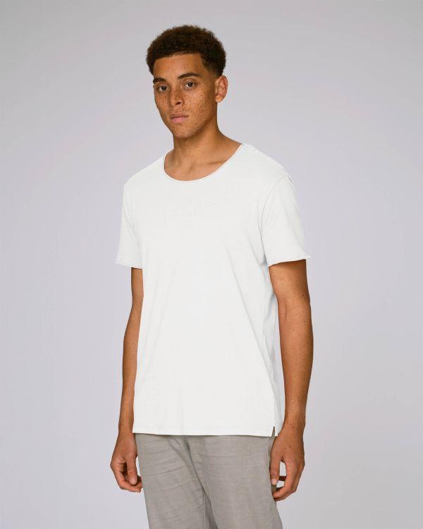 T-shirt Men Stanley Imagines Vintage | Tunetoo Garment Dyed White