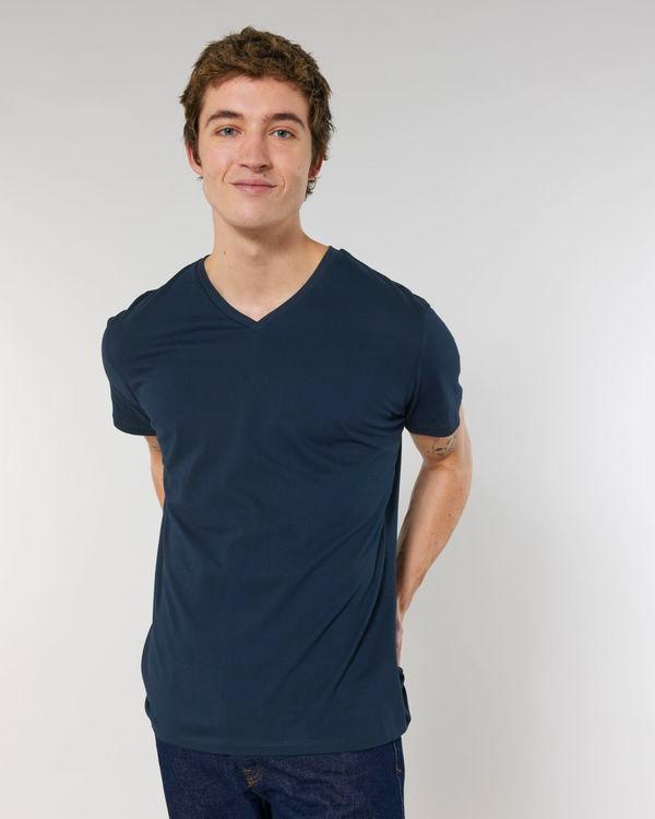 Camiseta Hombre Cuello V Stanley Presenter French Navy