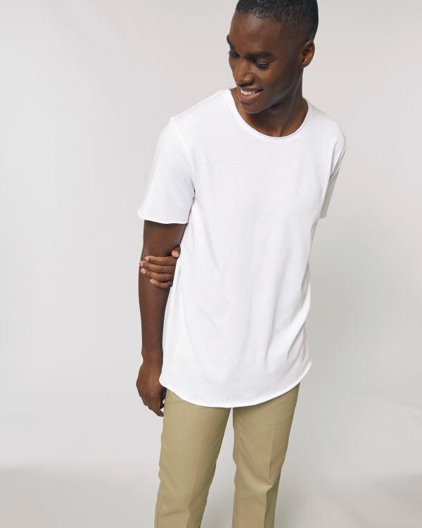 T-Shirt Long Homme | Stanley Skater | Coton Bio  White