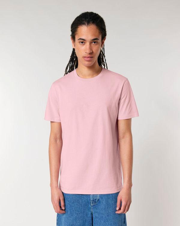 picto T-Shirt Unisexe Mid Light Stanley Stella Crafter Cotton Pink