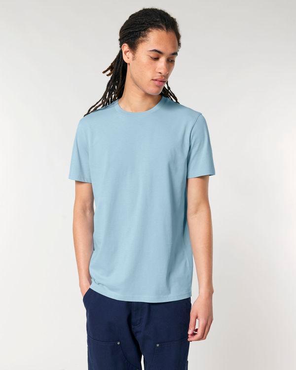 picto T-Shirt Unisexe Mid Light Stanley Stella Crafter Sky blue