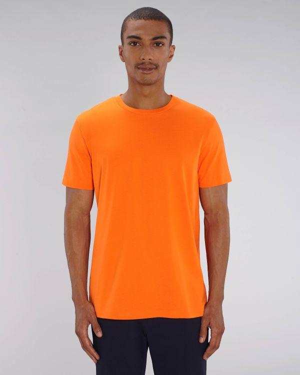 pictoT-Shirt Unisexe 100% Coton Bio | Broderie Et Impression Bright Orange
