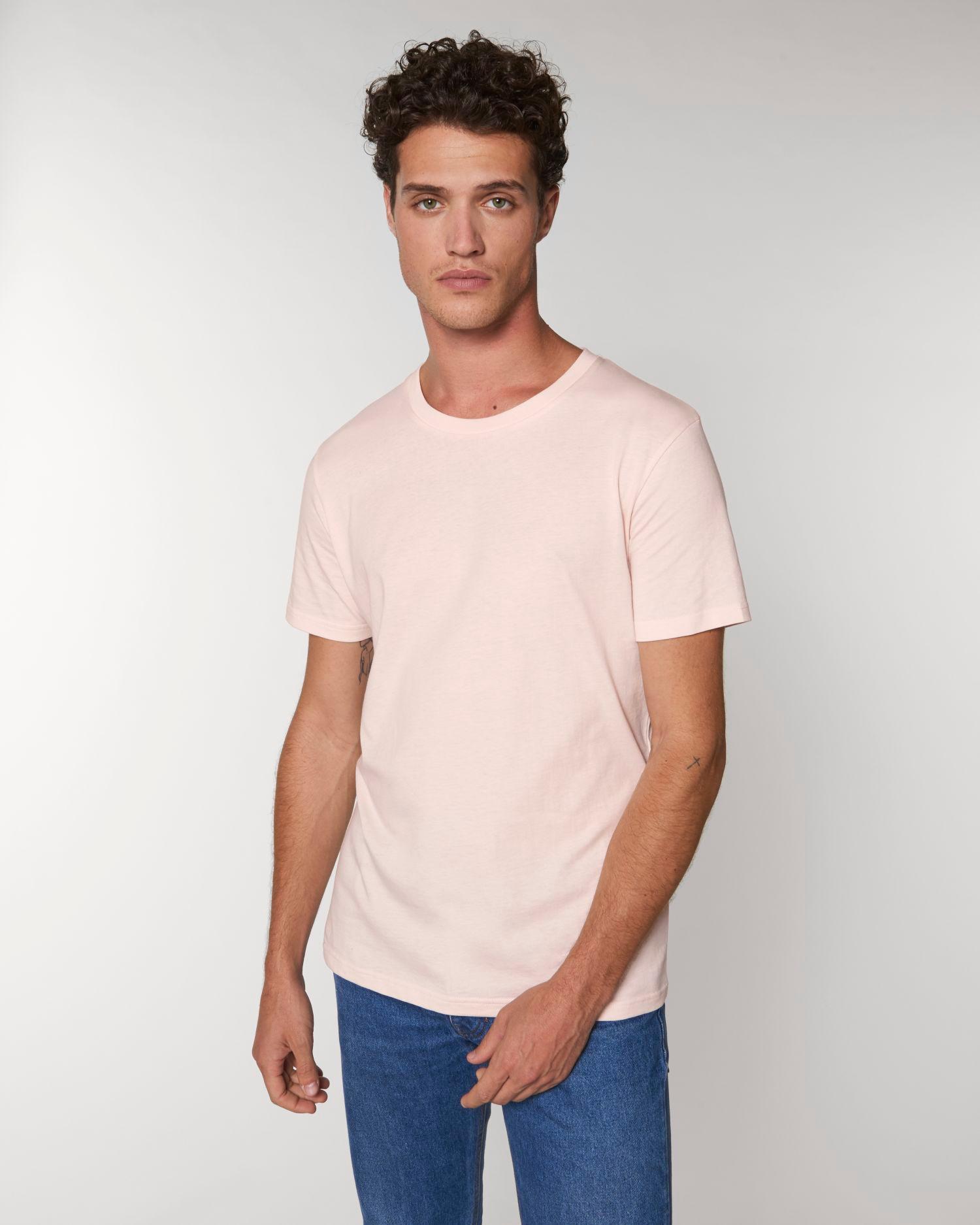 T-Shirt Unisexe 100% Coton Bio | Broderie Et Impression Candy Pink