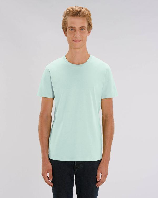 T-Shirt Unisexe 100% Coton Bio | Broderie Et Impression Caribbean Blue