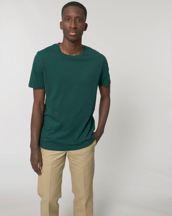 T-Shirt  Creator Stanley Stella. Unisexe 100% Coton Bio Glazed Green