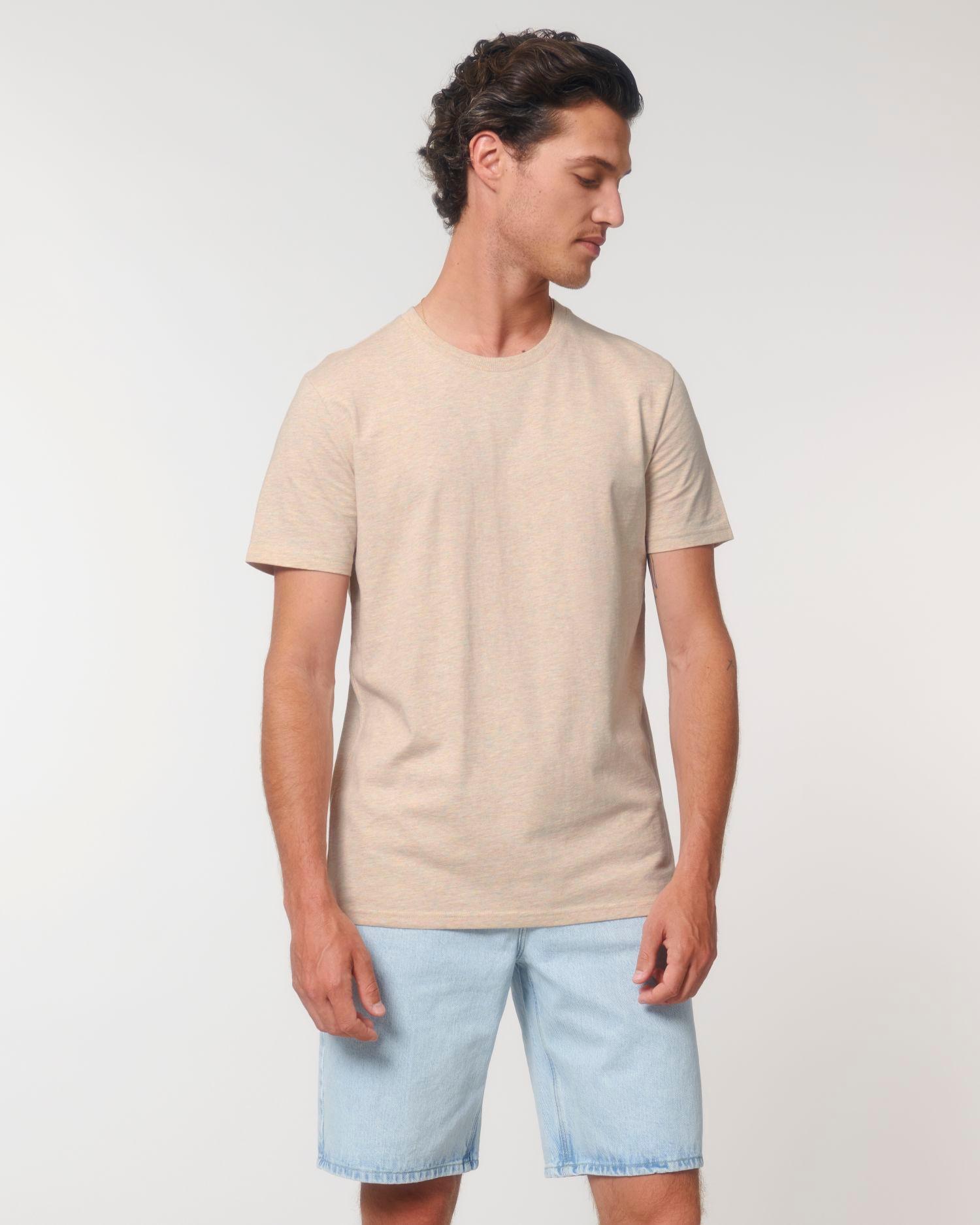 T-Shirt Unisexe 100% Coton Bio | Broderie Et Impression Heather Rainbow