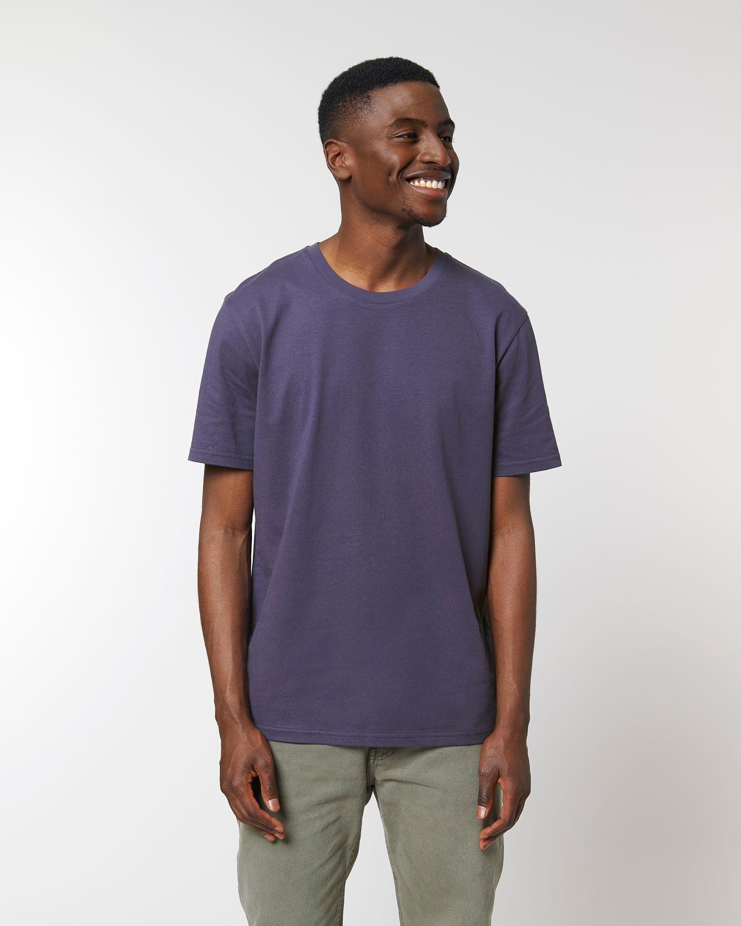 pictoT-Shirt Unisexe 100% Coton Bio | Broderie Et Impression Indigo Hush