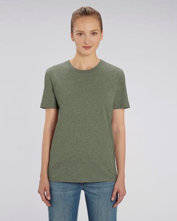 Camiseta Unisex 100% Algodón Orgánico Stanley Creator | Bordado E Impresión Mid Heather Khaki