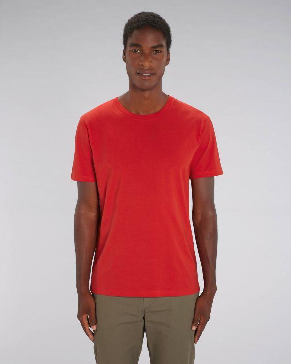 T-Shirt Unisexe 100% Coton Bio | Broderie Et Impression Red