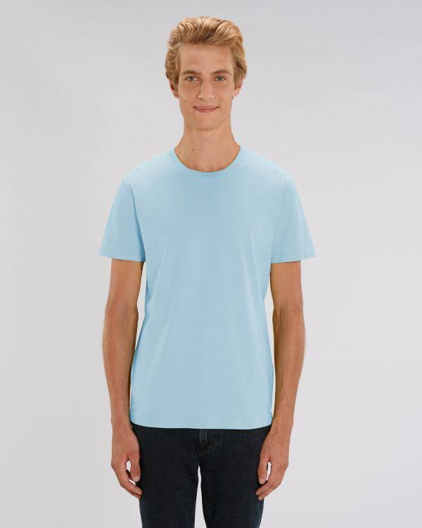 Camiseta Unisex 100% Algodón Orgánico Stanley Creator | Bordado E Impresión Sky blue