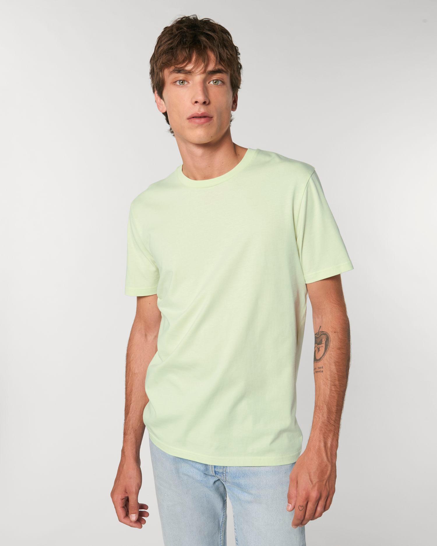 T-Shirt Unisexe 100% Coton Bio | Broderie Et Impression Stem Green