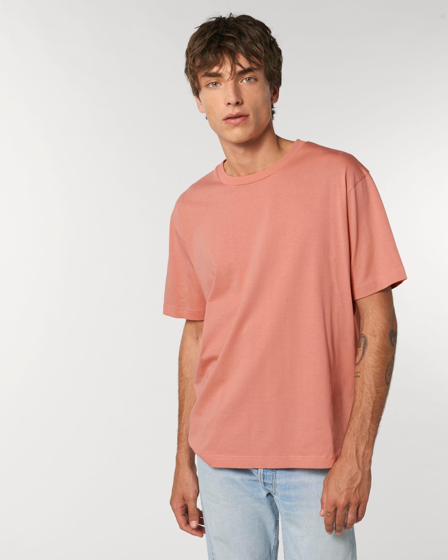 T-Shirt Ample Unisexe Bio Stanley Fuser | Impression Et Broderie  Rose Clay