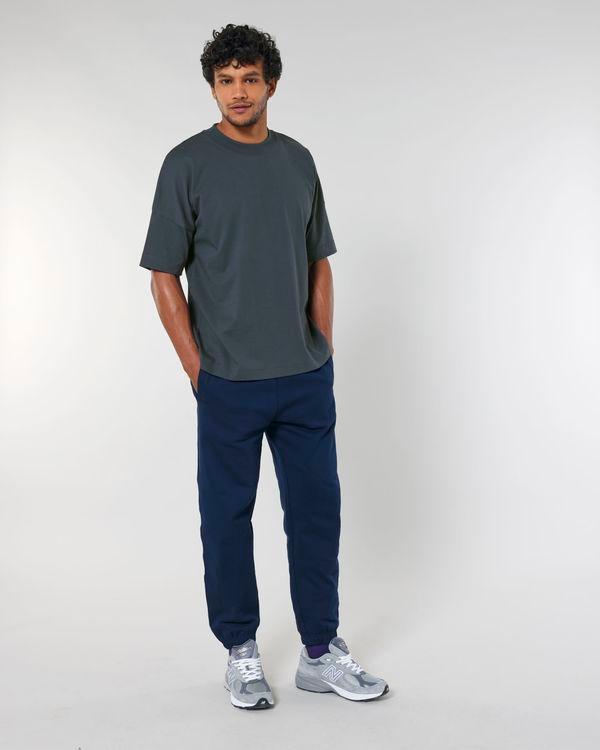 T-Shirt Oversized Unisexe Stanley Stella Blaster À Personnaliser En Impression Et Broderie India Ink Grey