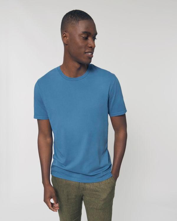 T-Shirt Teinté Stanley Vintage | Coupe Unisexe | Coton Bio G. Dyed Cadet Blue