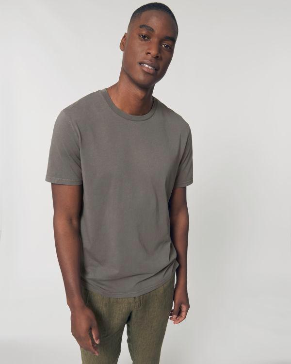 T-Shirt Teinté Stanley Vintage | Coupe Unisexe | Coton Bio G. Dyed Mid Anthracite