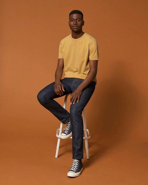 T-Shirt Teinté Stanley Vintage | Coupe Unisexe | Coton Bio G. Dyed Ochre