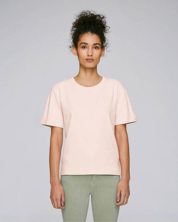 Women's T-Shirt In Organic Cotton By Stanley Stella To Customize Candy Pink