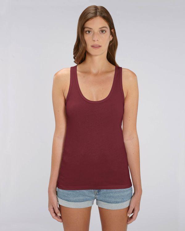 Camiseta De Tirantes Mujer Stella Dreamer Burgundy