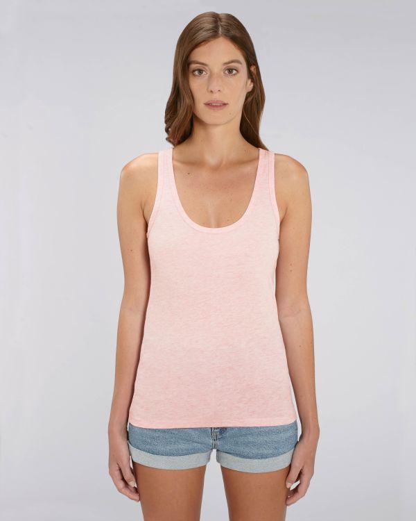 Camiseta De Tirantes Mujer Stella Dreamer Cream Heather Pink