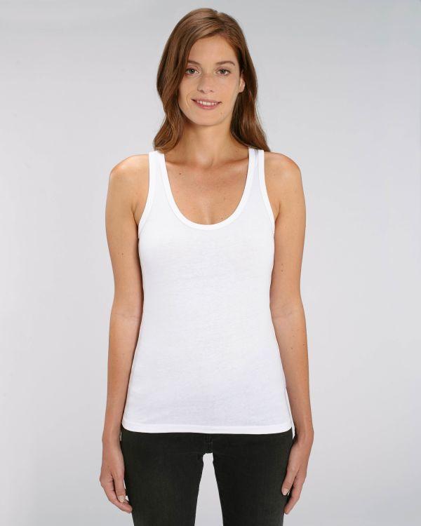 Damen Tanktop Aus 100% Bio-Baumwolle | Stickerei Und Druck