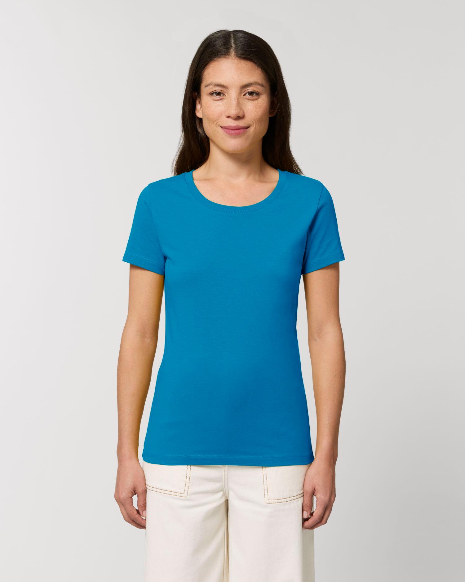 T-Shirt Stella Expresser | Mode Éthique | Coton Bio  Azur