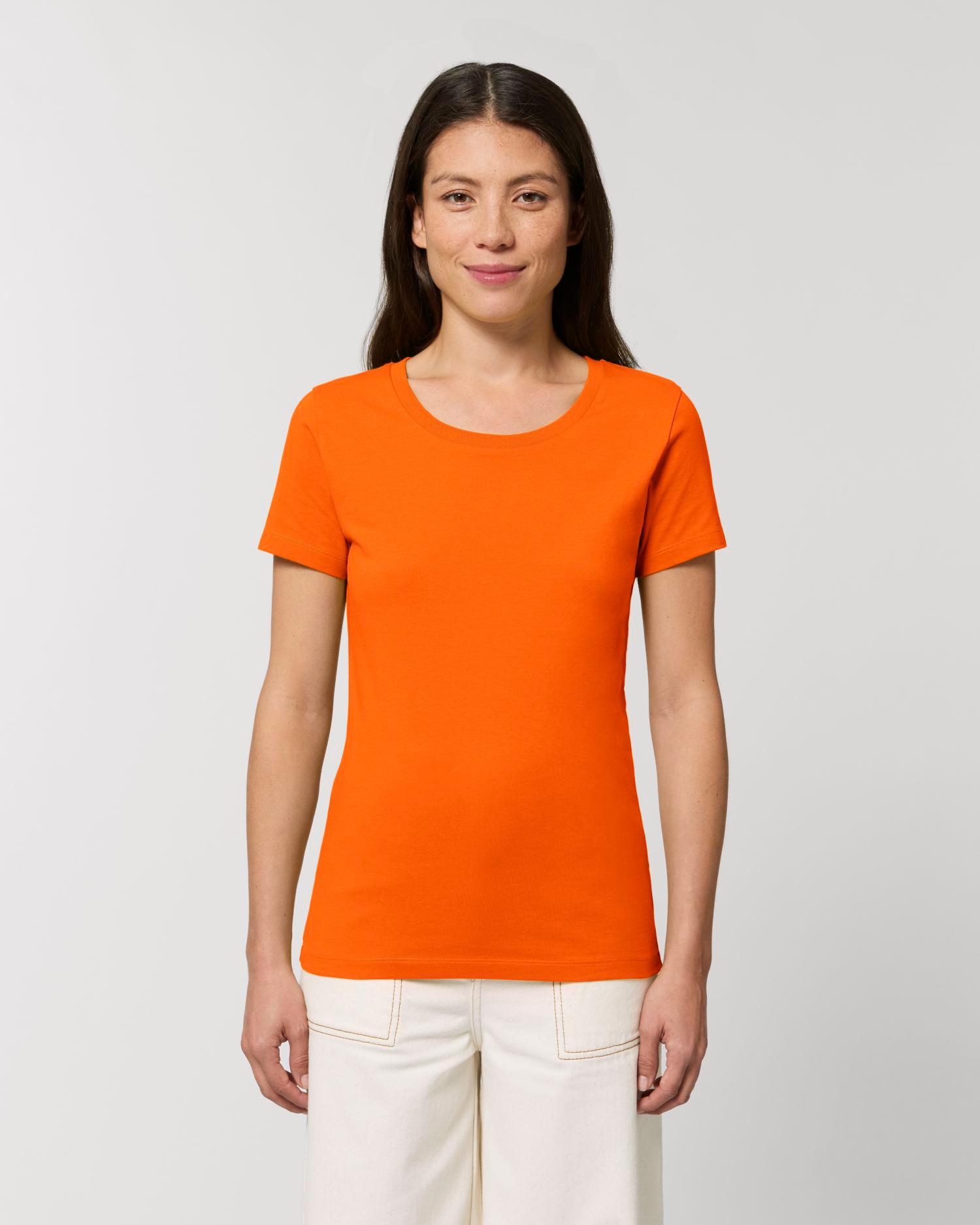 T-Shirt Stella Expresser | Mode Éthique | Coton Bio  Bright Orange