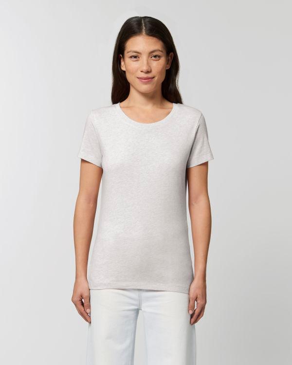 Camiseta Ajustada Mujer Stella Expresser Cream Heather Grey