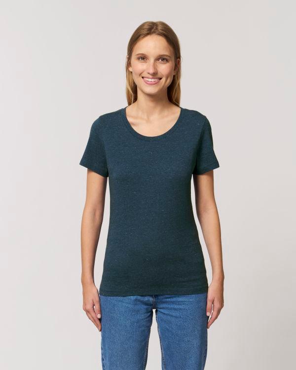 Camiseta Ajustada Mujer Stella Expresser Dark Heather Denim