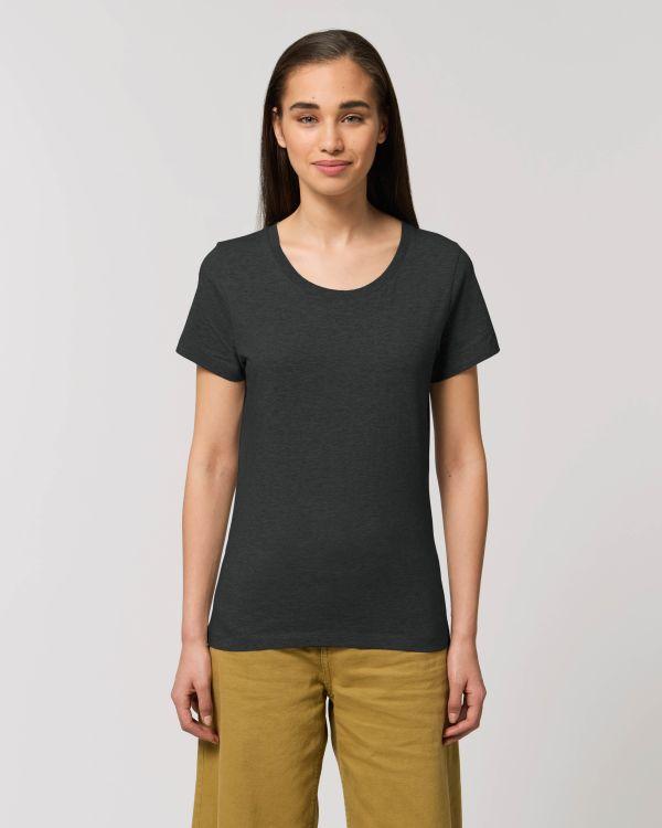 T-Shirt Stella Expresser | Mode Éthique | Coton Bio  Dark Heather Grey