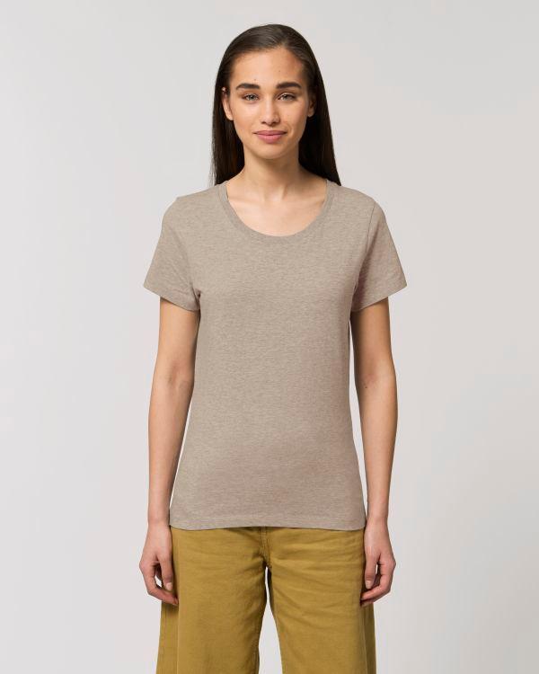 T-Shirt Stella Expresser | Mode Éthique | Coton Bio  Heather Sand