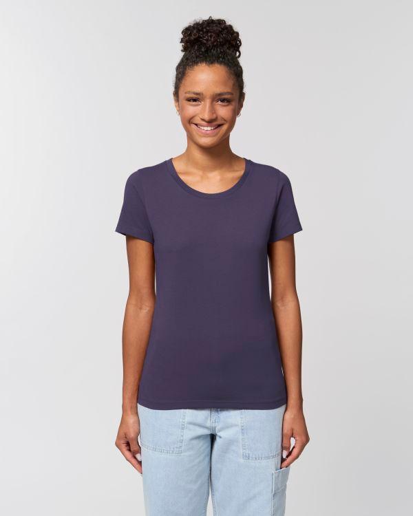 T-Shirt Stella Expresser | Mode Éthique | Coton Bio  Plum