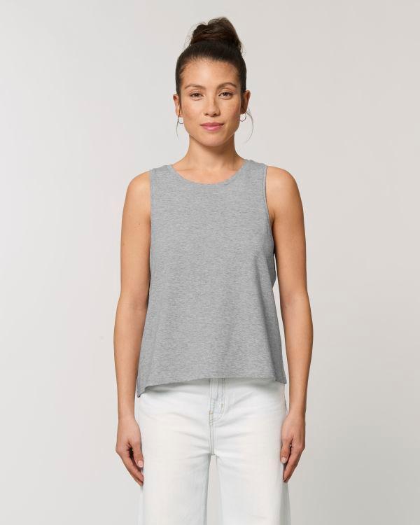 Débardeur Court Femme | Stella Dancer Heather Grey