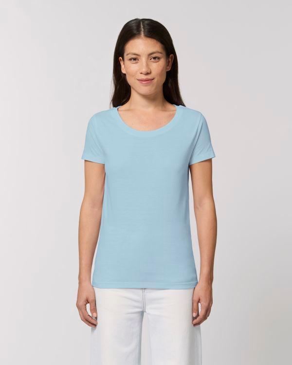 Tee-Shirt Femme Essentiel | Stella Jazzer | Coton Bio  Sky blue