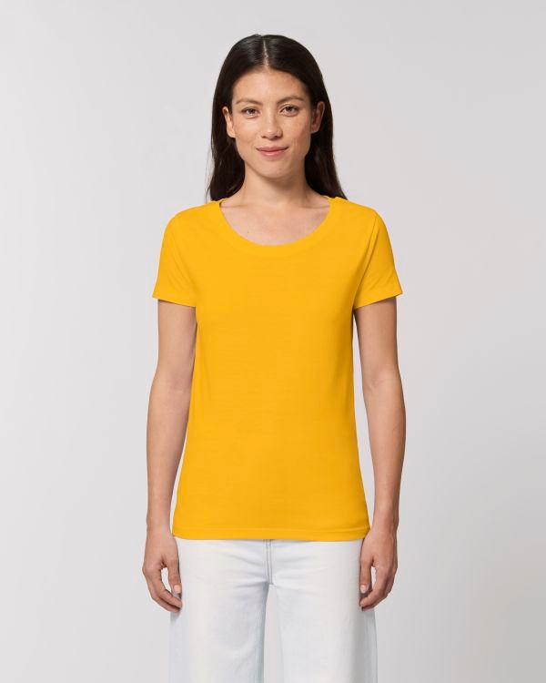 Tee-Shirt Femme Essentiel | Stella Jazzer | Coton Bio  Spectra Yellow