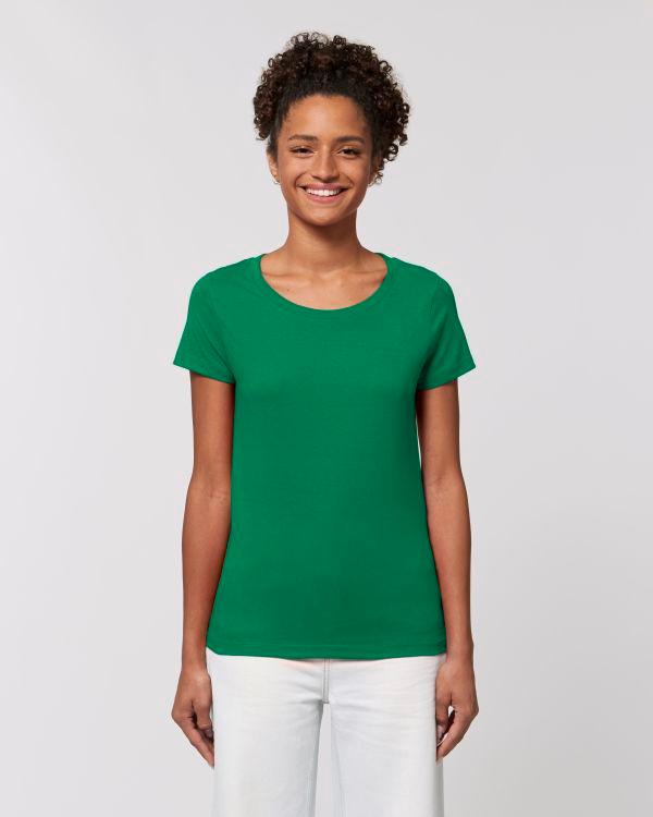 Tee-Shirt Femme Essentiel | Stella Jazzer | Coton Bio  Varsity Green