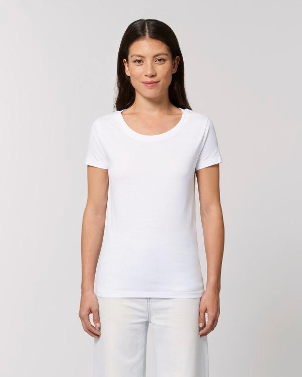 Tee-Shirt Femme Essentiel | Stella Jazzer | Coton Bio  White