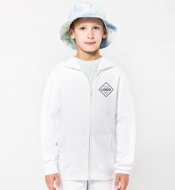 Hoodie with zip Kids