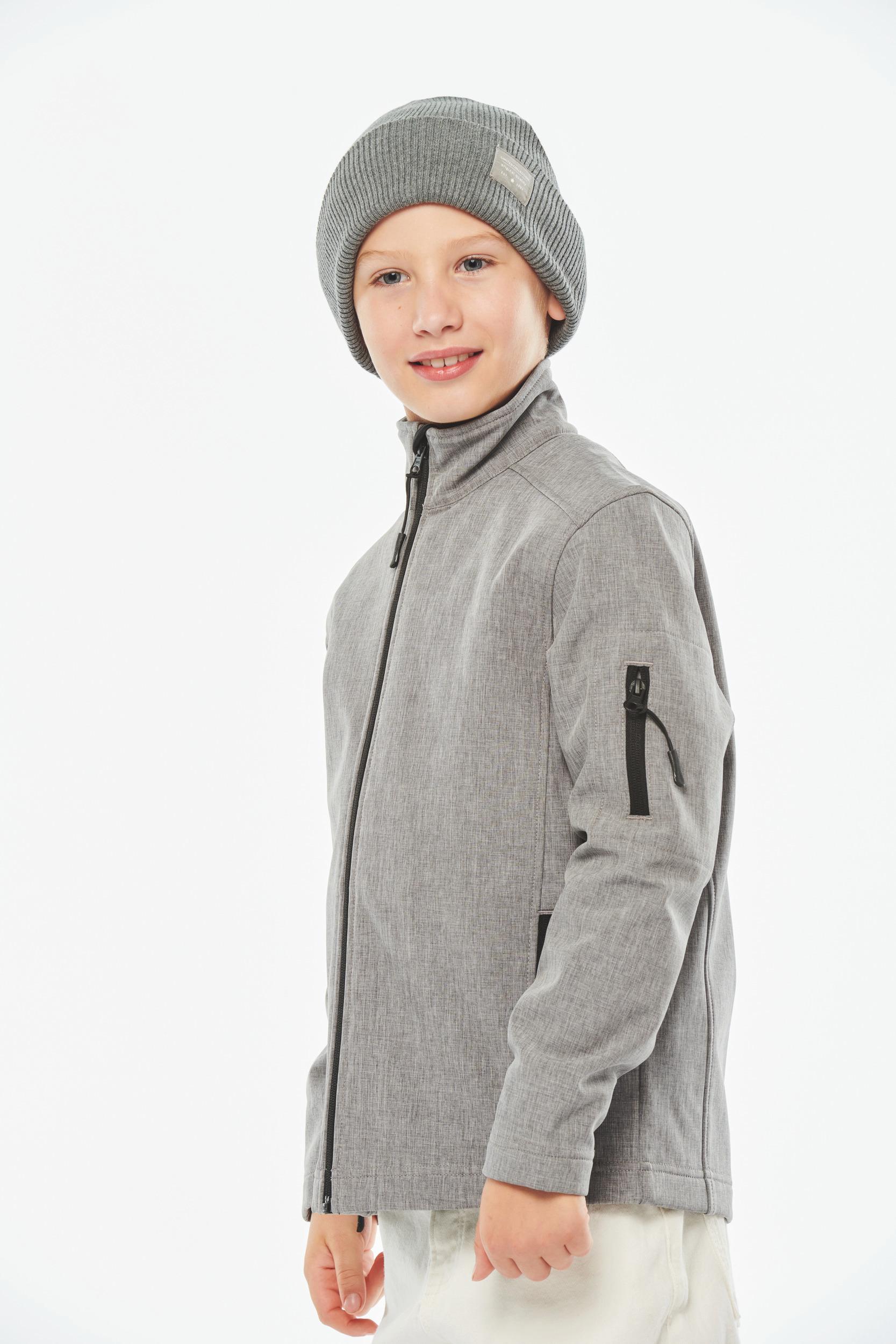 pictoEmbroidered Children's Jacket | Windproof Softshell 